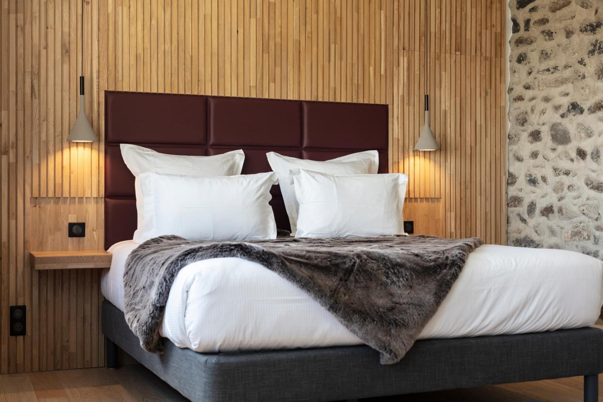 Hotel & Restaurant Origines Par Adrien Descouls - Teritoria Le Broc  객실 사진